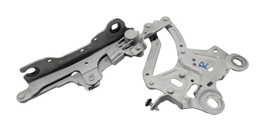 Thumbnail 3: 2016-2023 BMW X1 X2 (F39 F48) FRONT LEFT & RIGHT HOOD HINGE SET 2 (White)