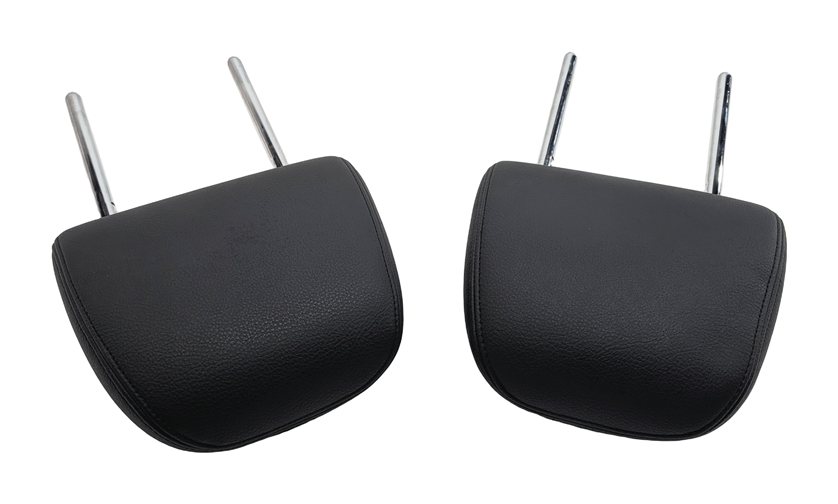 Thumbnail 3: 2016-2019 BMW X1 F48 FRONT LEFT DRIVER & RIGHT PASSENGER HEADREST SET/2 (Black)