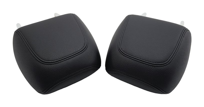 Thumbnail 4: 2016-2019 BMW X1 F48 FRONT LEFT DRIVER & RIGHT PASSENGER HEADREST SET/2 (Black)