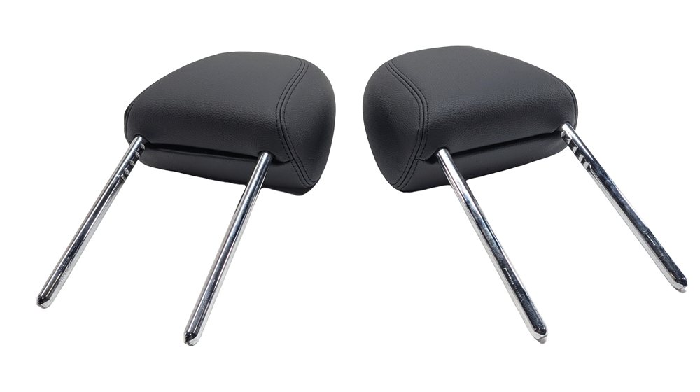 Thumbnail 5: 2016-2019 BMW X1 F48 FRONT LEFT DRIVER & RIGHT PASSENGER HEADREST SET/2 (Black)