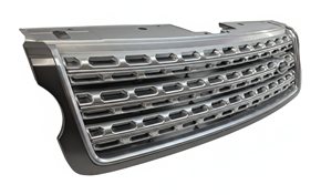 13-17 LAND RANGE ROVER L405 FRONT UPPER CENTER HOOD PRIMARY GRILLE (GRAY/SILVER)