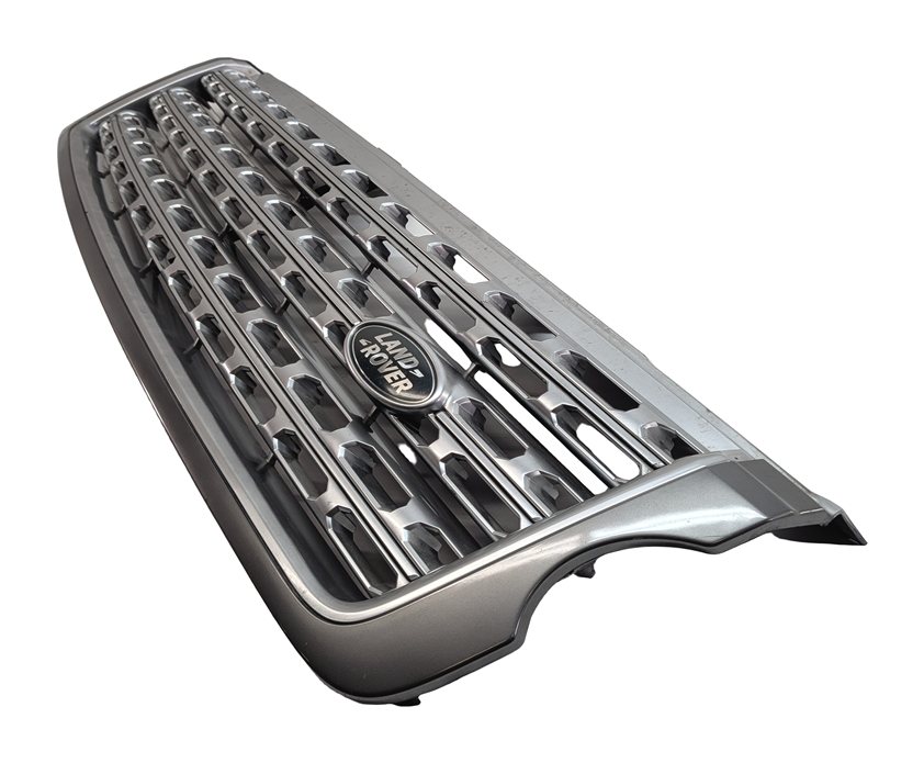 Thumbnail 3: 13-17 LAND RANGE ROVER L405 FRONT UPPER CENTER HOOD PRIMARY GRILLE (GRAY/SILVER)