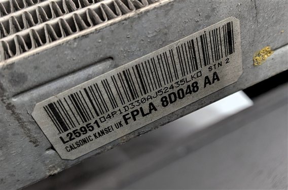 Thumbnail 8: 16-21 ROVER SPORT DISCOVERY L494 L462 3.0L RIGHT DIESEL INTERCOOLER RADIATOR