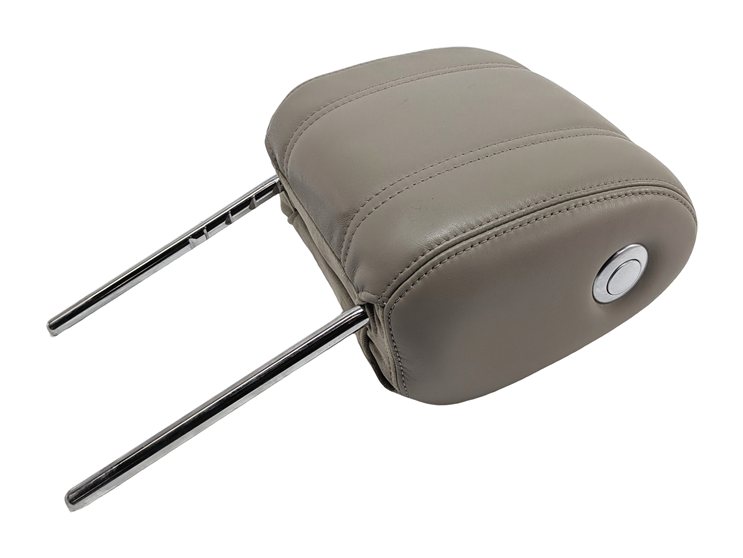 Thumbnail 7: 13-17 LAND RANGE ROVER FRONT LEFT DRIVER SEAT BACK HEADREST HEAD REST (Almond)