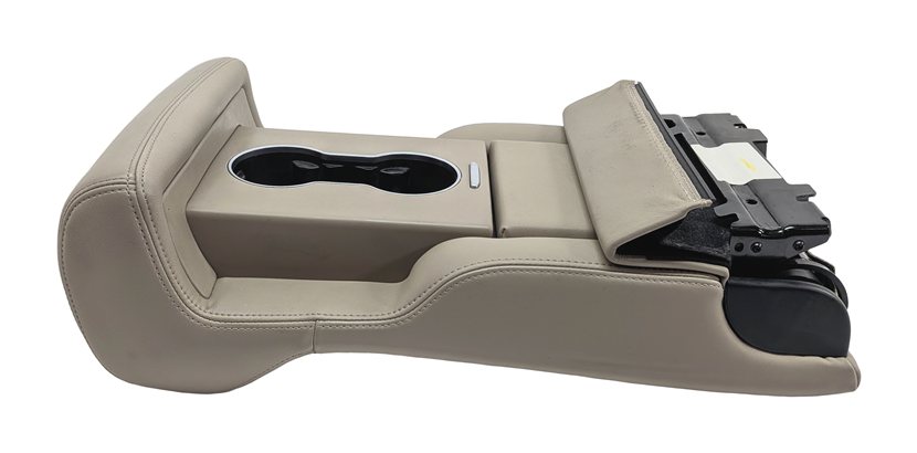 Thumbnail 4: 16-17 RANGE ROVER L405 REAR 2ND ROW CENTER SEAT BACK ARMREST CUPHOLDER (Almond)