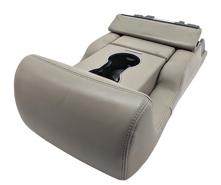 Thumbnail 5: 16-17 RANGE ROVER L405 REAR 2ND ROW CENTER SEAT BACK ARMREST CUPHOLDER (Almond)