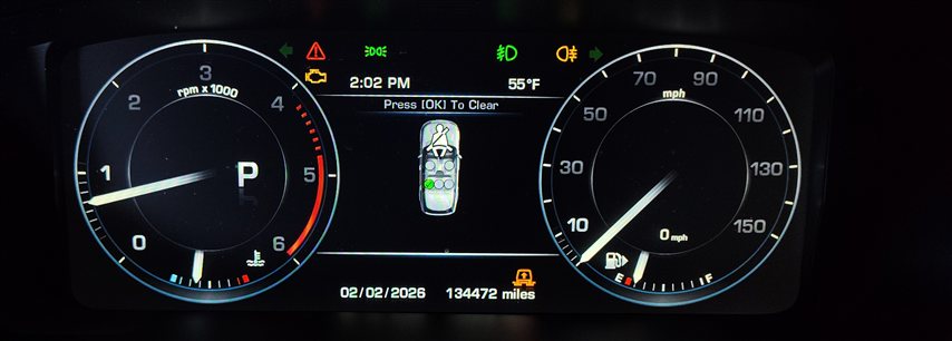 Thumbnail 2: 2013-2016 RANGE ROVER (L405) SPEEDOMETER INSTRUMENT GAUGE CLUSTER (134k)