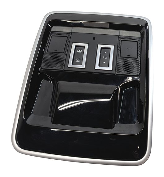 Thumbnail 2: 2016 RANGE ROVER (L405) FRONT INTERIOR DOME MAP READING LIGHT LAMP (Black)