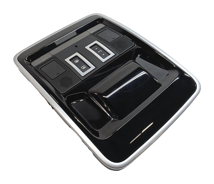 Thumbnail 3: 2016 RANGE ROVER (L405) FRONT INTERIOR DOME MAP READING LIGHT LAMP (Black)