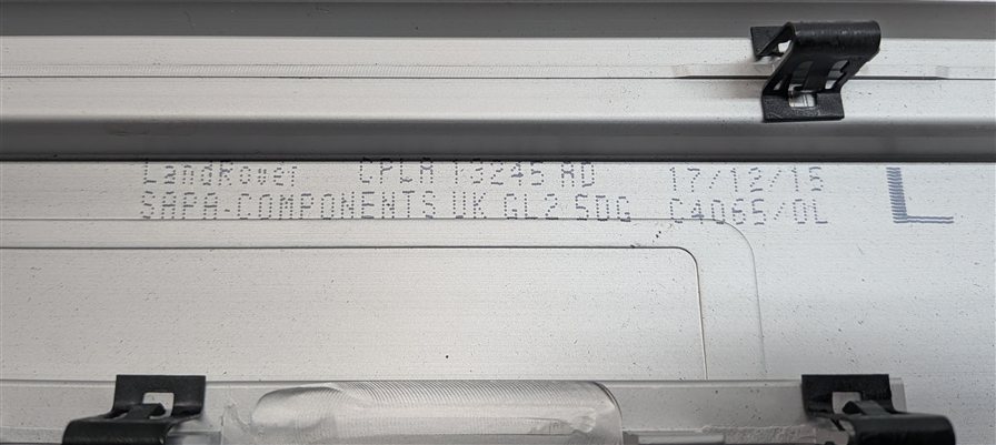 Thumbnail 8: 2016 RANGE ROVER (L405) FRONT/REAR INTERIOR DOOR SILL SCUFF TRIM SET/ 4