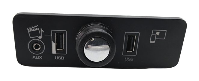 Thumbnail 2: 2016 RANGE ROVER (L405) AUX IN USB JACK w/ 12V POWER SOCKET OUTLET PANEL