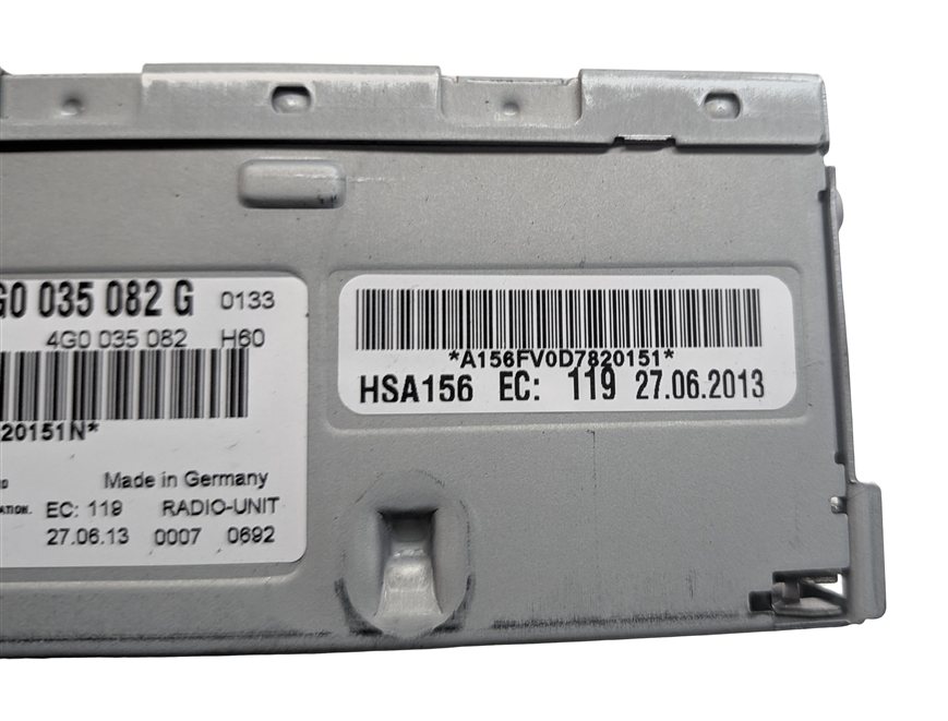 Thumbnail 6: 2014 AUDI A7 (C7 4G8) RADIO STEREO AUDIO SOUND SYSTEM RECEIVER CONTROL MODULE