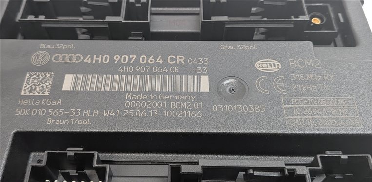 Thumbnail 7: 2014 AUDI A7 (C7 4G8) 3.0L SUPER (CTUA) ENGINE COMFORT BODY CONTROL MODULE BCM