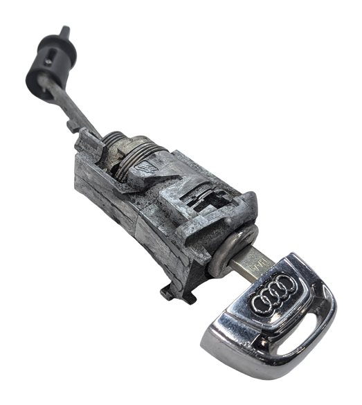 2014 AUDI A7 (C7 4G8) FRONT LEFT DRIVER DOOR HANDLE LOCK CYLINDER w/ KEY