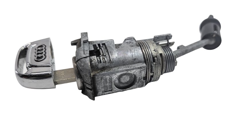 Thumbnail 3: 2014 AUDI A7 (C7 4G8) FRONT LEFT DRIVER DOOR HANDLE LOCK CYLINDER w/ KEY