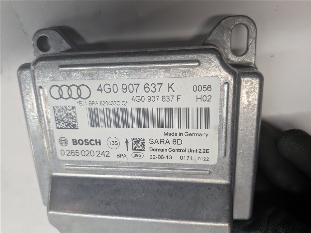 Thumbnail 6: 2014 AUDI A7 (C7 4G8) SAFETY RESTRAINT BAG CONTROL MODULE