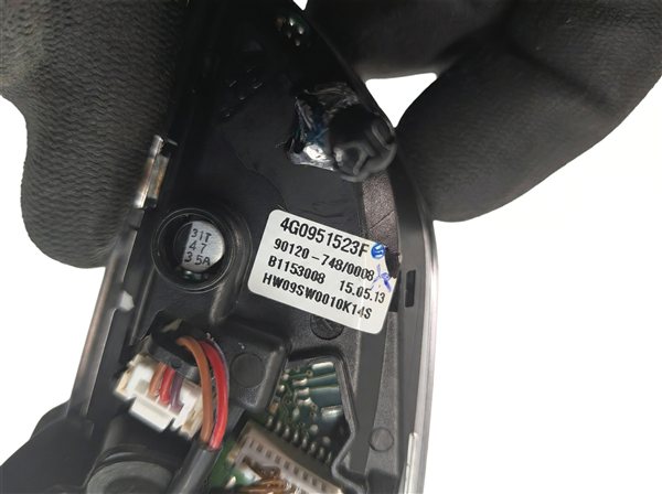 Thumbnail 10: 14 AUDI A7 (C7 4G8) DRIVER STEERING WHEEL PHONE MEDIA NAVIGATION CONTROL SWITCH