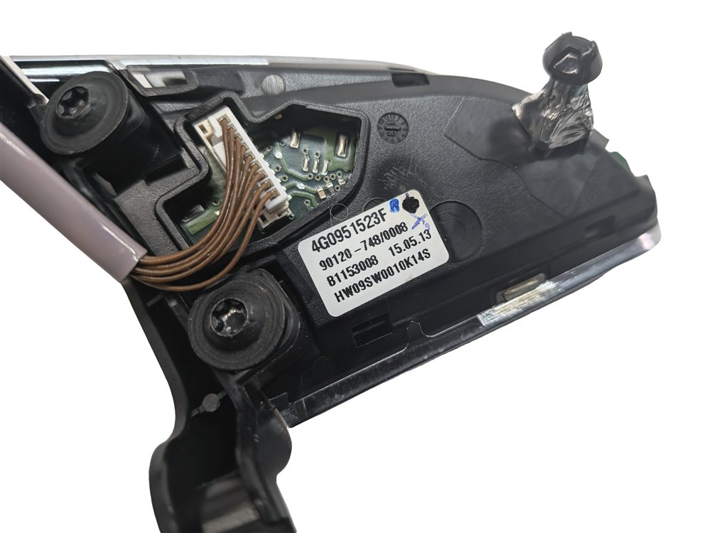 Thumbnail 9: 14 AUDI A7 (C7 4G8) DRIVER STEERING WHEEL PHONE MEDIA NAVIGATION CONTROL SWITCH