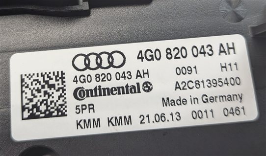 Thumbnail 9: 14-17 AUDI A6 A7 S6 S7 C7 4G8 FRONT HEAT AC CLIMATE CONTROL PANEL w/HEATED SEATS