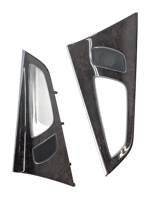 Thumbnail 3: 2014 AUDI A7 C7 4G8 INTERIOR FRONT DASH CENTER CONSOLE DOOR TRIM SET/8 (Walnut)