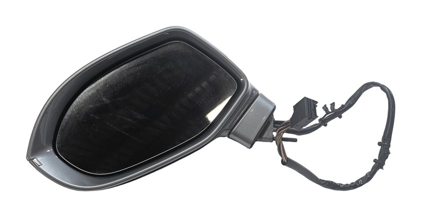 12-15 AUDI A7 (C7 4G8) FRONT LEFT DRIVER MANUAL FOLD MEMORY DOOR MIRROR (Gray)