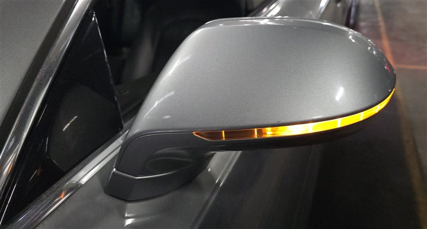 Thumbnail 12: 12-15 AUDI A7 (C7 4G8) FRONT LEFT DRIVER MANUAL FOLD MEMORY DOOR MIRROR (Gray)