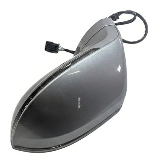Thumbnail 6: 12-15 AUDI A7 (C7 4G8) FRONT LEFT DRIVER MANUAL FOLD MEMORY DOOR MIRROR (Gray)