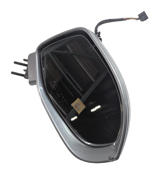 Thumbnail 3: 12-15 AUDI A7 (C7 4G8) RIGHT PASSENGER MANUAL FOLD MEMORY DOOR MIRROR (Gray)
