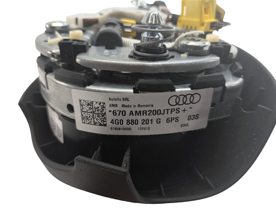 Thumbnail 9: 14-17 AUDI A7 (C7 4G8) DRIVER STEERING WHEEL SAFETY SRS AIR BAG AIRBAG (Black)