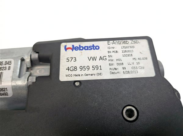 Thumbnail 8: 2012-2018 AUDI A6 A7 S6 S7 (C7 4G8) SUNROOF SUN ROOF WINDOW MOTOR