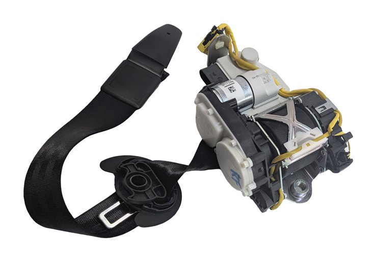 Thumbnail 3: 12-18 AUDI A7 S7 (C7 4G8) FRONT RIGHT PASSENGER SEAT SEATBELT RETRACTOR (Black)