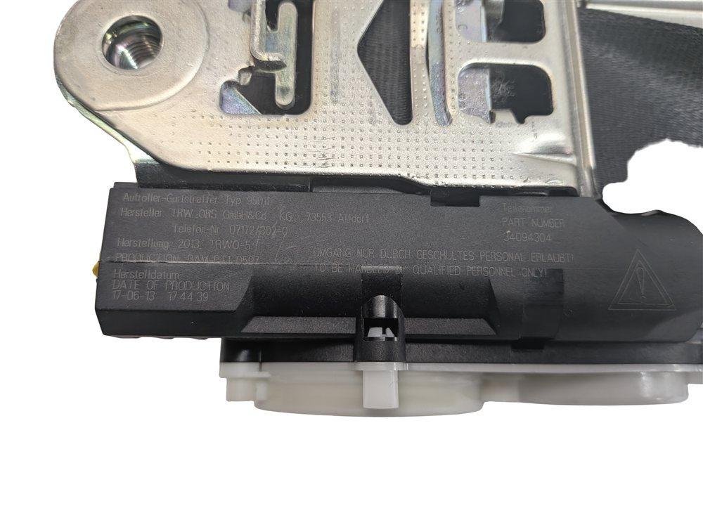Thumbnail 12: 12-18 AUDI A7 S7 RS7 (C7) FRONT LEFT DRIVER SEATBELT SEAT BELT RETRACTOR (Black)