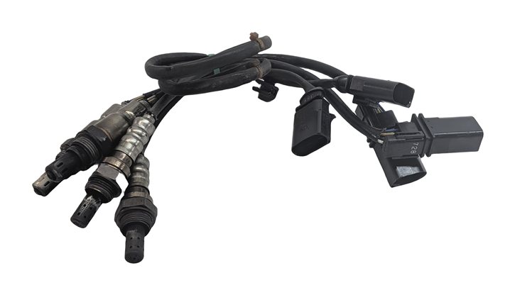 Thumbnail 2: 2014 AUDI A7 (C7 4G8) 3.0L SUPER (CTUA) ENGINE OXYGEN O2 WIRE SENSOR SET/4