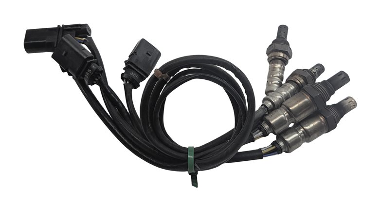 Thumbnail 4: 2014 AUDI A7 (C7 4G8) 3.0L SUPER (CTUA) ENGINE OXYGEN O2 WIRE SENSOR SET/4