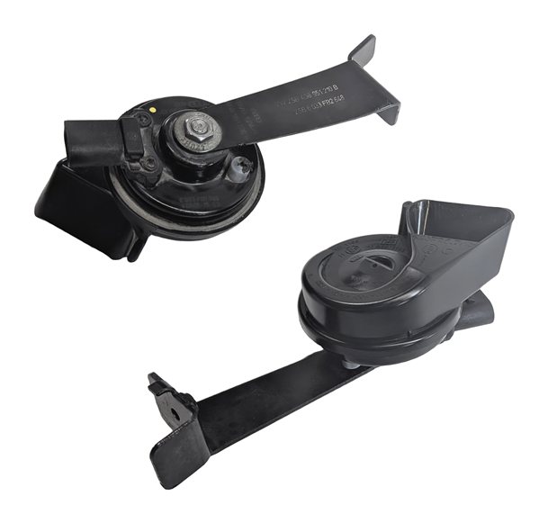Thumbnail 3: 2014 AUDI A7 (C7 4G8) HIGH LOW NOTE TONE SPEAKER HORN ALERT SET/2