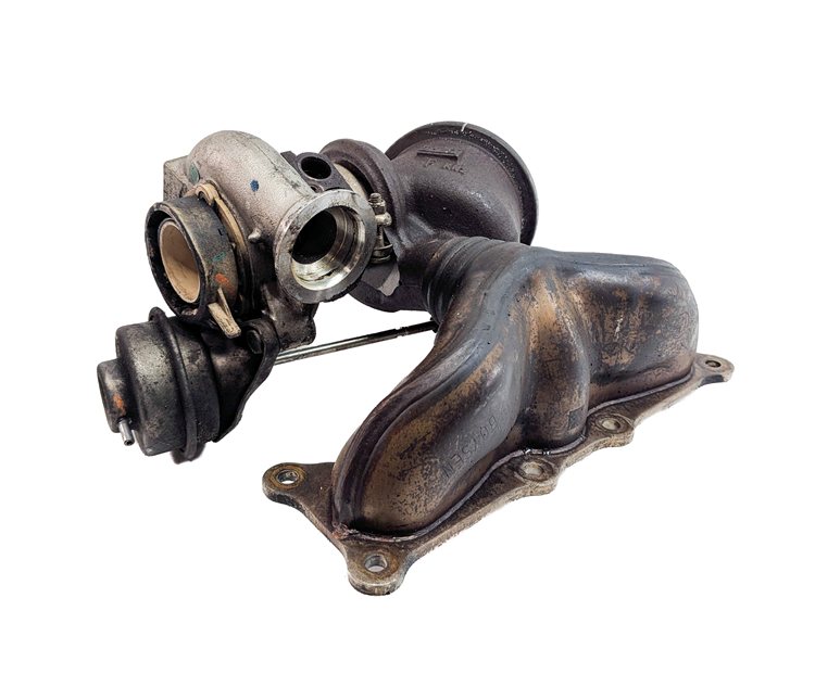 Thumbnail 2: 2008-2010 BMW X6 (E71) 3.0L xDRIVE 35i TWIN TURBO FRONT TURBOCHARGER ASSEMBLY