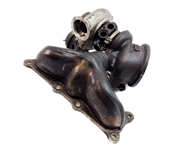 Thumbnail 3: 2008-2010 BMW X6 (E71) 3.0L xDRIVE 35i TWIN TURBO FRONT TURBOCHARGER ASSEMBLY