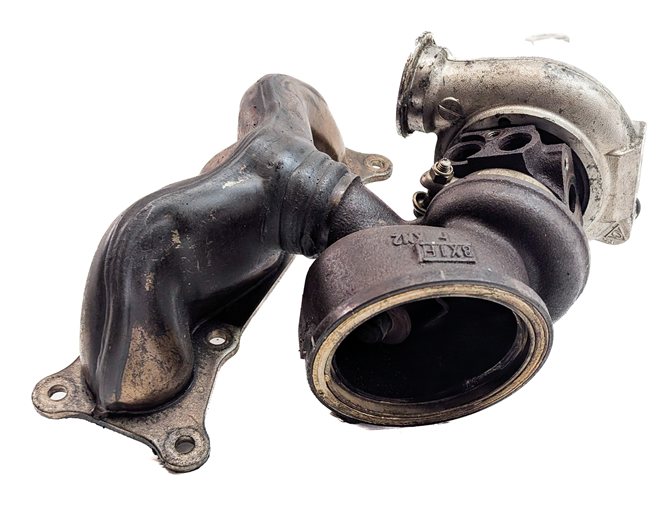 Thumbnail 4: 2008-2010 BMW X6 (E71) 3.0L xDRIVE 35i TWIN TURBO FRONT TURBOCHARGER ASSEMBLY