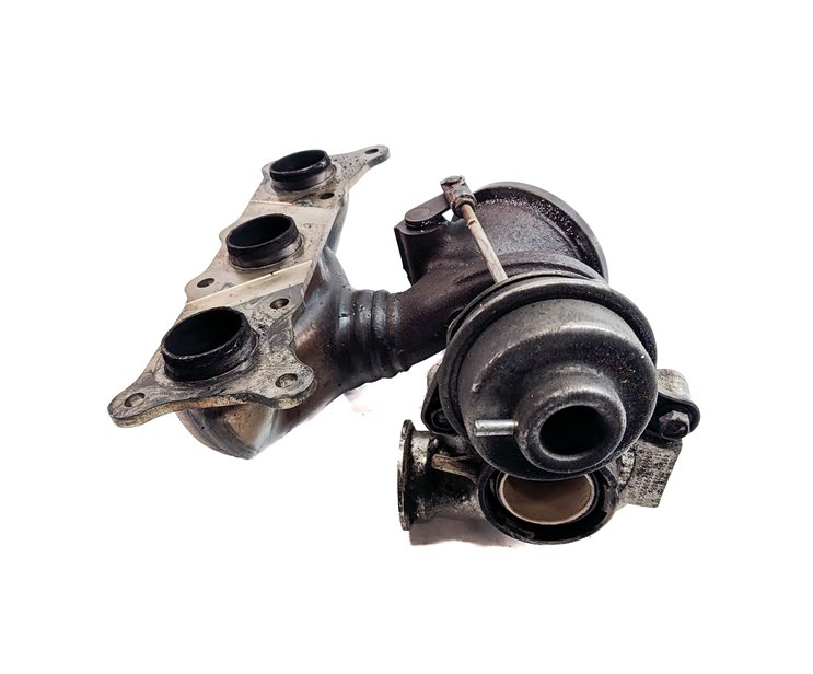 Thumbnail 6: 2008-2010 BMW X6 (E71) 3.0L xDRIVE 35i TWIN TURBO FRONT TURBOCHARGER ASSEMBLY