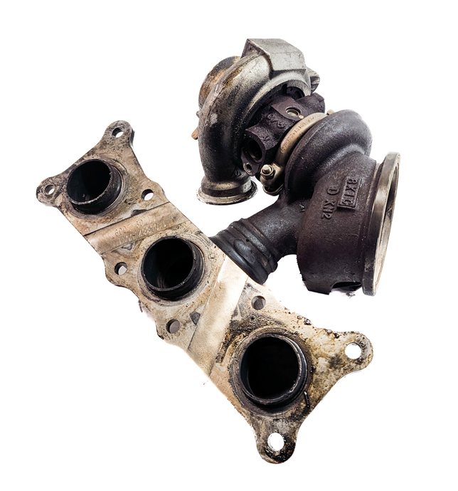 Thumbnail 3: 2008-2010 BMW X6 (E71) 3.0L xDRIVE 35i TWIN TURBO REAR TURBOCHARGER ASSEMBLY