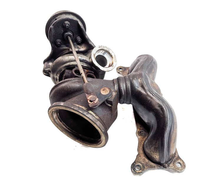 Thumbnail 8: 2008-2010 BMW X6 (E71) 3.0L xDRIVE 35i TWIN TURBO REAR TURBOCHARGER ASSEMBLY