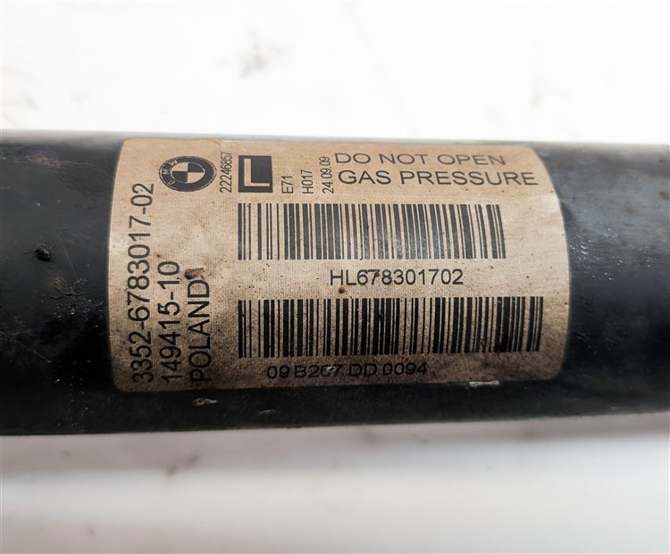 Thumbnail 6: 2010 BMW X6 (E71) AWD REAR LEFT & RIGHT STANDARD SUSPENSION SHOCK STRUT SET/2