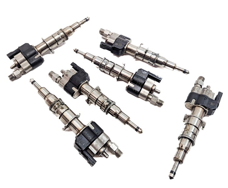 Thumbnail 1: 08-16 BMW 3 5 7 X5 X6 Z4 3.0L 4.4L N54 N63 FUEL INJECTOR SET/6 (ALL INDEX 11)