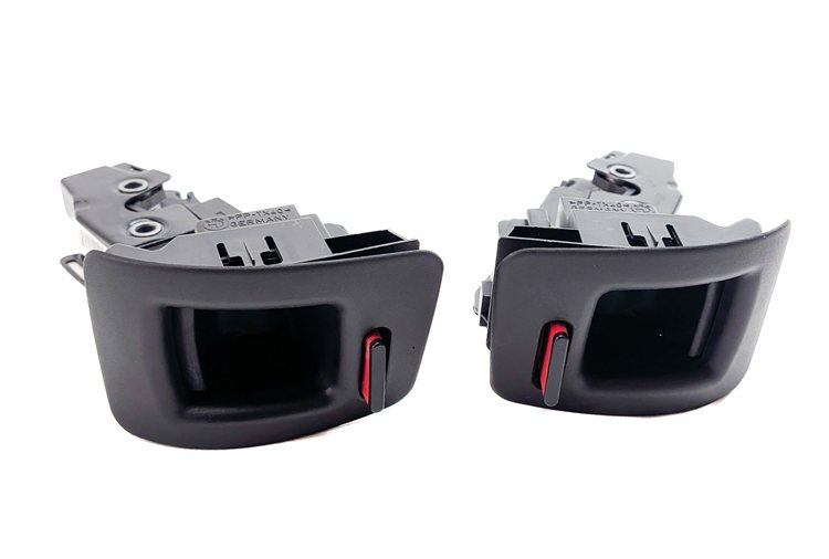 Thumbnail 2: 2010 BMW X6 (E71) REAR LEFT & RIGHT FOLDING SEAT LOCK LATCH RELEASE HANDLE SET/2