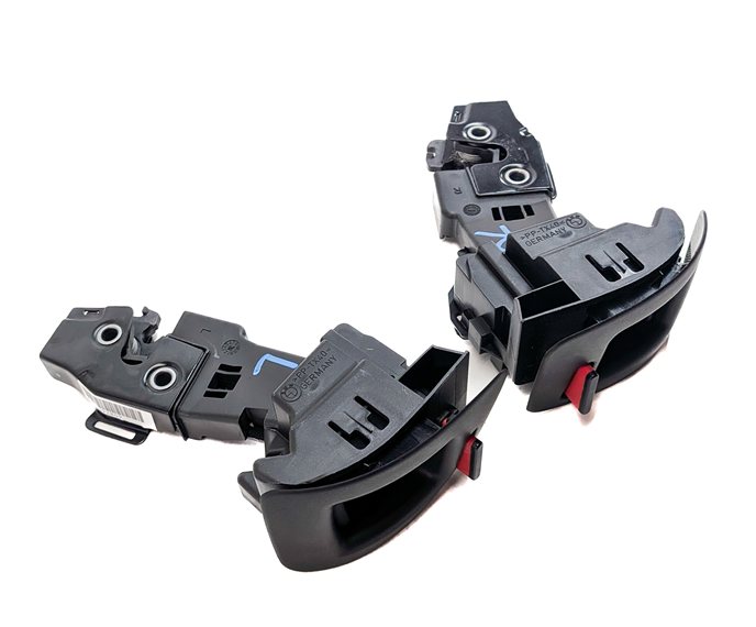 Thumbnail 3: 2010 BMW X6 (E71) REAR LEFT & RIGHT FOLDING SEAT LOCK LATCH RELEASE HANDLE SET/2