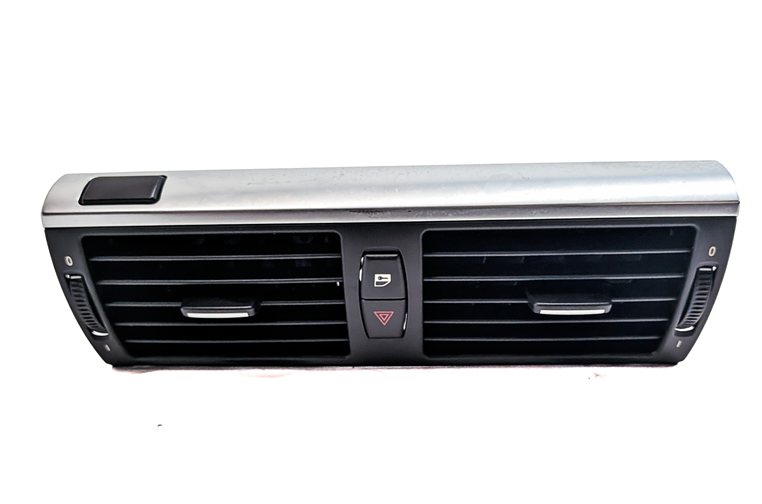 Thumbnail 2: 2010 BMW X6 (E71) FRONT CENTER DASH HEAT AIR AC DUAL VENT w/ HAZARD LOCK BUTTONS