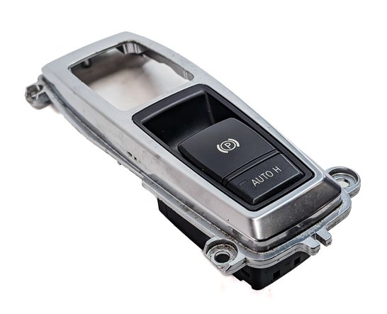 2010 BMW X6 (E71) ELECTRONIC EMERGENCY PARK PARKING BRAKE SWITCH w/TRIM