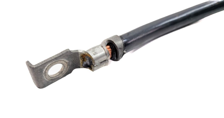 Thumbnail 6: 2010 BMW X6 (E71) 3.0L (N54) ENGINE NEGATIVE BATTERY TERMINAL WIRE CABLE