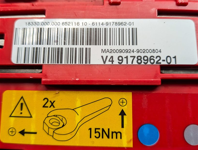Thumbnail 7: 2010 BMW X6 (E71) 3.0L (N54) ENGINE POSITIVE BATTERY TERMINAL DISTRIBUTION PLATE