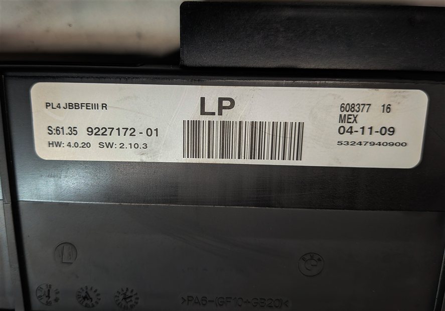 Thumbnail 11: 2010-2014 BMW X5 X5M X6 X6M (E70 E71) MAIN PRIMARY BODY CONTROL MODULE BCM